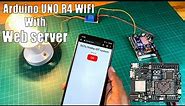How to use the Arduino UNO R4 WIFI board step by step | Arduino UNO R4 WIFI with web server