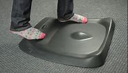 Topo Comfort Mat by Ergodriven | The Original Not-Flat Anti-Fatigue Standing Desk Mat with Calculated Terrain | Accessories | Obsidian Black