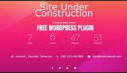How to Set WordPress Website Under Construction || Coming Soon Page wordpress Plugin