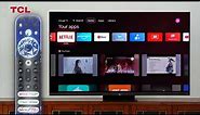 How to customize the home screen of the TCL Google TV?