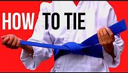 HOW TO TIE A KARATE BELT