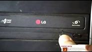 How To Eject OR Fix Blocked(Stuck) CD(DVD) Drive Tray From LG Super Multi(securDisc). Simple