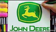 How to Draw the John Deere Logo - John Deere Tractors