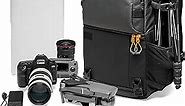 Lowepro Fastpack PRO BP 250 AW III Mirrorless and DSLR Camera Backpack, QuickDoor Access Camera Bag Insert, 15 inch Laptop Compart- Camera Bag Backpack for Mirrorless, DSLR, Nikon D850, 300D Ripstop