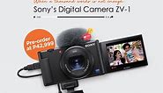Digital Camera ZV-1 available for pre-order.