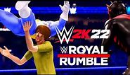 WWE 2K22 On PS5: 30 Custom Character Royal Rumble! - THIS WAS CRAZY!!!