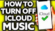 How To Turn OFF iCloud Music Library on IPad (EASY!)
