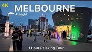 Exploring Melbourne City at Night Docklands 1 Hour Relaxing Walking Tour