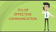7 C's Of Effective Communication | Self Help