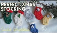 Super Easy and Fast Crochet Christmas Stocking for beginners