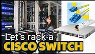 Racking a CISCO switch at work | Best Practice, things you need