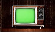 Old TV Green Screen Pack 3 (5 videos)
