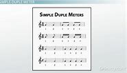 Duple Meter in Music | Definition & Examples