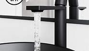 VIGO Niko Single Handle Single-Hole Bathroom Vessel Faucet Set with Pop-Up Drain Set in Antique Rubbed Bronze VG03024ARB2