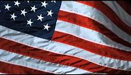 Slow Motion USA Flag Waving United States of America Flag Flying in High Definition HD Slowmo Video