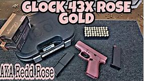 Custom Glock 43x Rose Gold First MAG Review!!!! Plus Glock 19x