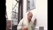 Man falls down stairs meme