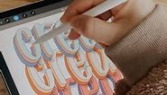 Create 🫶🏼 Using: ~ iPad Pro 4th generation 12.9” ~ Apple Pencil ~ app: Procreate ~ Chunky Brush (link in bio) #happywednesday #humpday #lettering #digitallettering #procreate #procreateart #procreatelettering #procreateillustration #procreatevideo #learnprocreate #procreateapp #womenoftype #march #digitalart #digitaldrawing #digitalillustration #ladieswhoillustrate #letteringdaily #lettering_co #letteringuk #letteringart #typematters #womenwhodraw #letteringchallenge #letteringlove #letteringp