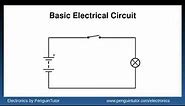 Basic electronics - short guide to the circuit diagram or electronic schematic diagram.