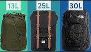 Ultimate Backpack Size Guide - What Size Backpack Do I Need for School, Work, or Commuting?