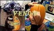 Making Venom Pumpkin! DIY Creation