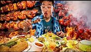 Massive Street Food Tour in Kenitra 🇲🇦 Unique Local Food in the Deepest Corner of Morocco