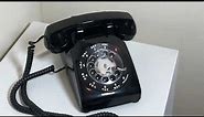 Vintage Black Rotary Phone Ringing DEMO