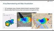 Map-based visualization of RF propagation for wireless communications