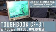 Windows 10 OS Full Overview on a #Panasonic #Toughbook #CF-31