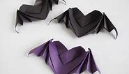 How to Fold a Heart-Shaped Dish with Bat Wings:: Corazón de murciélago