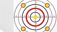 Juvale 50 Pack Paper Shooting Targets for Range, Bulk for Hunting, Handguns, Pistols, Rifles, Bullseye Design (11x11 in)