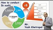 5s Audit Sheet | 5s Audit | Seiri, Seiton, Seiso, Seiketsu and Shitsuke | Yash Khetrapal