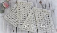How to Crochet Lace Stitch for Scarf or Baby Blanket, Free Crochet Pattern and Video Tutorial