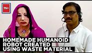 Homemade Humanoid Robot Created Using Waste Material | TN+