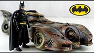 Restoration abandoned Batmobile from Batman Restore Batman's car
