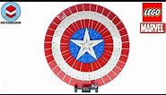 LEGO Marvel 76262 Captain America's Shield - LEGO Speed Build Review