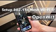 OpenWRT - 802.11s Mesh WiFi Network