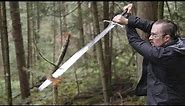 First testing of Fëanor's Sword by Darksword Armory
