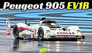 Peugeot 905 EVO 1 Bis Group C, Formula 1 [F1] V10 N/A Engine Sound & Warm-Up at Paul Ricard Circuit