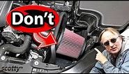 Do K&N Air Filters Destroy Your Car’s Engine