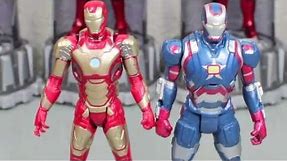 Iron Man 3 ASSemblers Mark XLII Iron Man & Iron Patriot (CRAPPY) Movie Toy Review