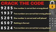 Today’s Puzzle #2 | Can you Crack the 4 Digit Code | Number lock puzzles @sharpyourmaths