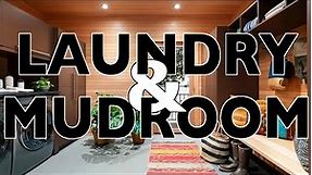 Designer Laundry & Mudroom ideas! // Interior Design