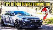 Type-R Style Front Bumper Conversion! - 10th Gen Honda Civic (2016-2021)
