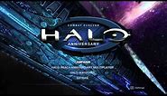 Halo CE Anniversary Title Screen (Xbox 360)