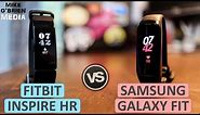 New Galaxy Fit vs Fitbit Inspire HR (Same Price, VERY Different) - TESTED and Reviewed