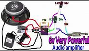6v Very Powerful Audio Amplifier