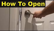 How To Open A Locked Bathroom Or Bedroom Door-Easy And Fast Method