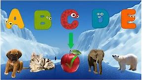 Alphabet Worksheet for kids | match the letters with pictures | Alphabets abc song for toddlers