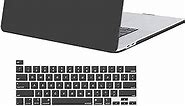MOSISO Compatible with MacBook Pro 16 inch Case 2020 2019 Release A2141 with Touch Bar Touch ID, Ultra Slim Protective Plastic Hard Shell Case & Keyboard Cover Skin, Space Gray